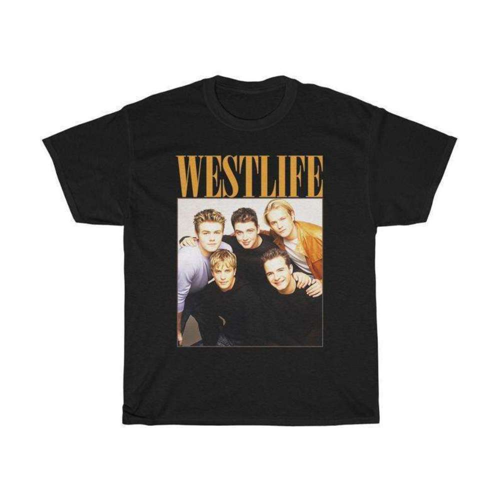 Westlife Band Retro Classic Pop Music Fan Gift Streetwear Unisex T-Shirt